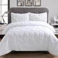 3-Pieces White Alternative Comforter Bedding Set