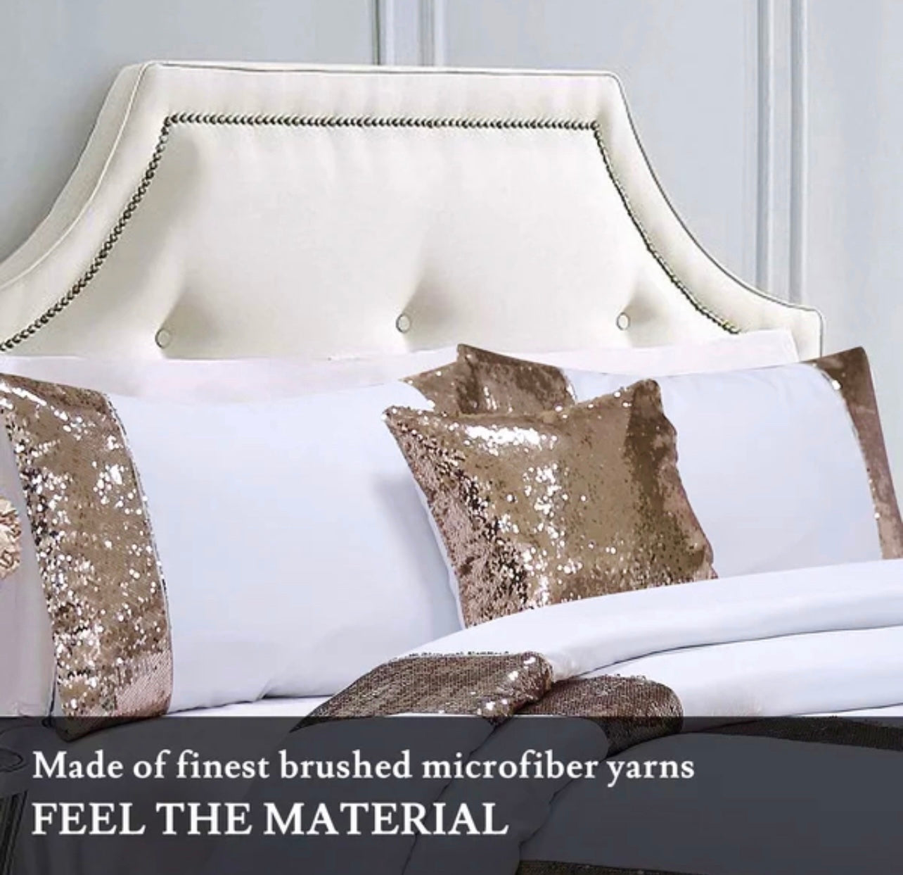 Glitter Flip Sequins Comforter Set