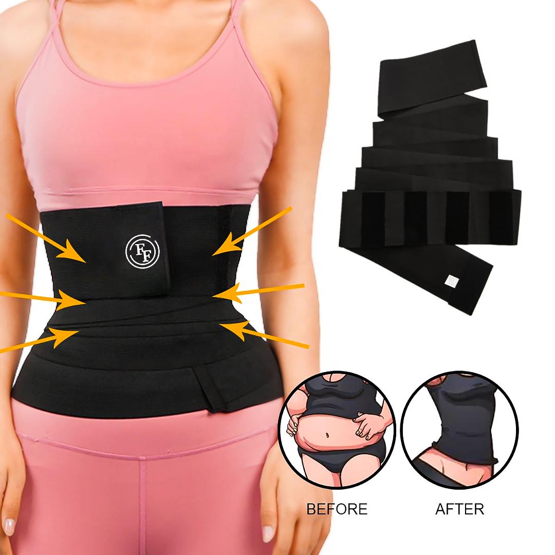 Waist Trainer Trimmer Weight Loss Women Men Sweat Thermo Wrap Body