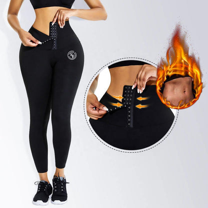 High Waisted Sport Tummy Control Leggings - Snatched By Us
